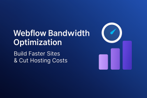 Webflow BandWidth Banner